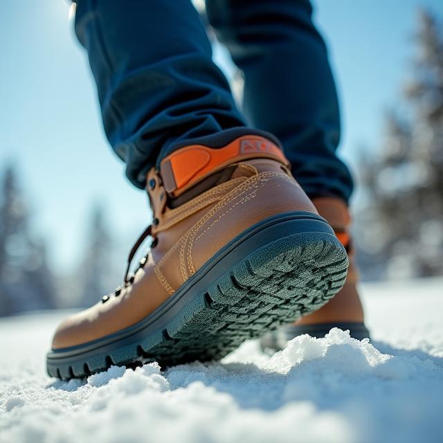 Recycled sole hiking boots